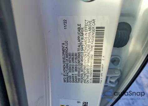 2022 Honda Accord Sport z USA, uszkodzony, nr VIN 1HGCV1F30NA110992